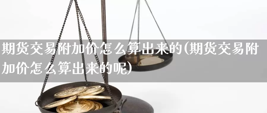 期货交易附加价怎么算出来的(期货交易附加价怎么算出来的呢)