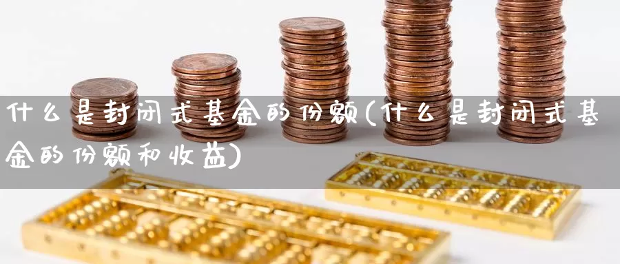 什么是封闭式基金的份额(什么是封闭式基金的份额和收益)