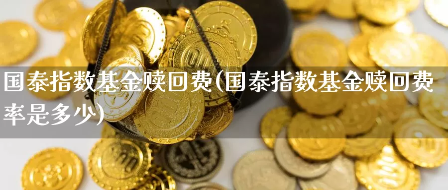 国泰指数基金赎回费(国泰指数基金赎回费率是多少)