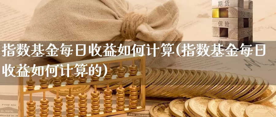 指数基金每日收益如何计算(指数基金每日收益如何计算的)